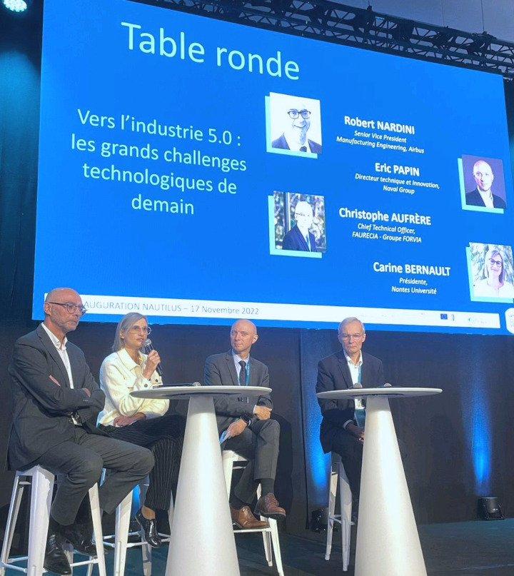 inauguration irt jules verne nautilus 2022 - table ronde carine bernault